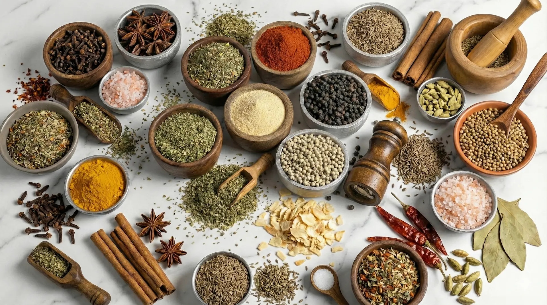 Especias background
